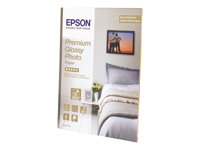 Epson Premium Glossy Photo Paper - Blank - A2 (420 x 594 mm) 25 ark fotopapper - för SureColor P5000, SC-P7500, P900, P9500, T2100, T3100, T3400, T3405, T5100, T5400, T5405 C13S042091