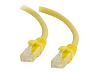 C2G Cat5e Booted Unshielded (UTP) Network Patch Cable - Patch-kabel - RJ-45 (hane) till RJ-45 (hane) - 5 m - UTP - CAT 5e - formpressad, hakfri, tvinnad - gul 83245