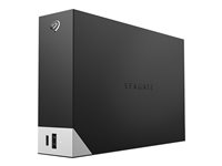 Seagate One Touch with hub STLC16000400 - Hårddisk - 16 TB - extern (desktop) - USB 3.0 - svart - med Seagate Rescue Data Recovery STLC16000400