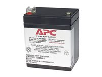 APC Replacement Battery Cartridge #46 - UPS-batteri - 1 x batteri - Bly-syra - för Back-UPS ES 350, 500 RBC46