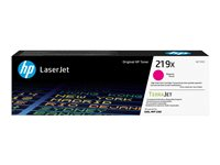 HP 219X - Lång livslängd - magenta - original - LaserJet - tonerkassett (W2193X) - för P/N: 499Q6F#ABZ, 499Q6F#BAZ, 499Q7F#ABU, 499Q7F#BAZ, 499Q8F#ABF, 499Q8F#BAZ, 499R0F#ABZ W2193X