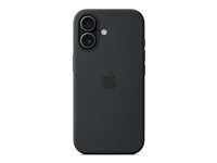 Apple - Baksidesskydd för mobiltelefon - MagSafe-kompatibilitet - silikon - svart - för iPhone 17 MGF14ZM/A