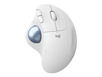 Logitech Ergo Series ERGO M575 - Styrkula - optisk - 5 knappar - trådlös - Bluetooth 5.0 LE, 2.4 GHz - trådlös USB-mottagare - offwhite 910-005870