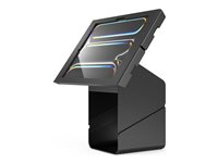 Compulocks iPad Pro M4 13" (2024), Apex Enclosure Tablet Printer Kiosk - Ställ - kioskstil - för skrivare/surfplatta - låsbar - höggradig aluminium - svart - skärmstorlek: 13" - monteringsgränssnitt: 100 x 100 mm - bänk, fristående - för Apple 13-inch iPad Pro (M4) PK0113PAPX4B