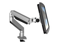 Compulocks Surface Pro 8-10 Space Enclosure Articulating Arm Mount Black - Monteringssats (vridbar arm, montering på skrivbord, VSA-adapter, hölje) - justerbar arm - för surfplatta - låsbar - höggradig aluminium - svart, silver - skärmstorlek: 13" - för Microsoft Surface Pro 8, Pro 9 660REACH580SPSB