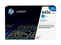 HP 643A - Cyan - original - LaserJet - tonerkassett (Q5951A) - för Color LaserJet 4700, 4700dn, 4700dtn, 4700n, 4700ph+ Q5951A