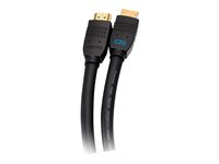 C2G 35ft 4K HDMI Cable - In-Wall CMG (FT4) Rated - Performance Series - High Speed - HDMI-kabel - HDMI hane till HDMI hane - 10.7 m - svart - 4K30 Hz (4096 x 2160) stöd C2G10388