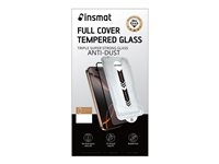 Insmat - Skärmskydd för mobiltelefon - lätt och anti-damm, super full täckning - glas - ramfärg svart - för Samsung Galaxy S24+, S25+ 861-1616