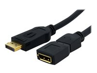 StarTech.com 6 ft DisplayPort Video Extension Cable - M/F - 6ft DP Cable - 6ft DisplayPort Cable (DPEXT6L) - DisplayPort-förlängningskabel - DisplayPort (hane) till DisplayPort (hona) - 1.8 m - sprintlåsning, formpressad - svart - för P/N: CDP2DP141MB, CDP2DP146B, CDP2DPMM1MB, CDP2DPMM6B, DISPL3M, DP2MDPMF3, MDP2DVIMM6BS DPEXT6L
