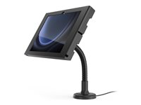 Compulocks Galaxy Tab S9/S9FE 10.9" Apex Enclosure Flex Arm Mount Black - Ställ - för surfplatta - flexibelt armfäste - låsbar - metallram - svart - skärmstorlek: 10.9" - för Samsung Galaxy Tab S10 FE, Tab S10 Lite, Tab S11, Tab S9, Tab S9 FE 159B109GAPXB