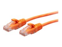 C2G 1ft (0.3m) Cat6a Snagless Unshielded (UTP) Slim Ethernet Network Patch Cable - Orange - Patch-kabel - RJ-45 (hane) till RJ-45 (hane) - 30 cm - 4.8 mm - UTP - CAT 6a - hakfri, formpressad - orange C2G30174