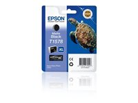Epson T1578 - 25.9 ml - XL - mattsvart - original - blister - bläckpatron - för Stylus Photo R3000 C13T15784N10