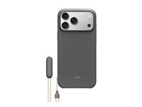 Beats - Baksidesskydd för mobiltelefon - med fällbart ställ - MagSafe-kompatibilitet - polykarbonat - granitgrå - för iPhone 17 Pro Max MGY94LL/A