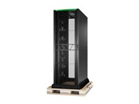 APC NetShelter SX Advanced - Rack skåp - golvstående - svart - 48U - 19" AR9657SPB2