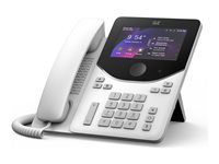 Cisco Desk Phone 9871 - VoIP-telefon - med Trusted Platform Module (TPM) 2.0 med nummerpresentation/samtal väntar - IEEE 802.11a/b/g/n/ac (Wi-Fi) / Bluetooth 5.2 LE + EDR - SIP, SDP, RTCP, RTP, SRTP - 128 linjer - första lampa DP-9871-L-K9=