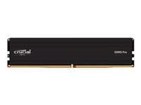 Crucial Pro - DDR5 - sats - 128 GB: 2 x 64 GB - DIMM 288-pin - 2800 MHz / PC5-44800 - CL46 - 1.1 V - ej buffrad - on-die ECC - svart CP2K64G56C46U5