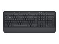 Logitech Signature K650 - Tangentbord - trådlös - Bluetooth LE - QWERTY - nordiskt (danska/finska/norska/svenska) - grafit 920-010951