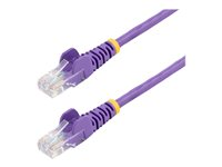 StarTech.com 7m Purple Cat5e / Cat 5 Snagless Ethernet Patch Cable 7 m - Patch-kabel - RJ-45 (hane) till RJ-45 (hane) - 7 m - UTP - CAT 5e - hakfri - lila 45PAT7MPL