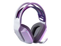 Logitech G G733 LIGHTSPEED Wireless RGB Gaming Headset - Headset - fullstorlek - 2,4 GHz - trådlös - vit 981-000883