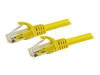 StarTech.com 1.5m CAT6 Ethernet Cable, 10 Gigabit Snagless RJ45 650MHz 100W PoE Patch Cord, CAT 6 10GbE UTP Network Cable w/Strain Relief, Yellow, Wiring is UL Certified/TIA - Category 6 - 24AWG (N6PATC150CMYL) - Patch-kabel - RJ-45 (hane) till RJ-45 (hane) - 1.5 m - UTP - CAT 6 - hakfri - gul N6PATC150CMYL