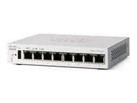 Cisco Catalyst 1200-8T-D - Switch - gigabit ethernet - L3 - smart - 8 x 10/100/1000 - skrivbordsmodell - PoE (67 W) C1200-8T-D
