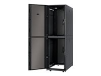 APC NetShelter SX Colocation 2 x 20U Enclosure with Sides - Rack - svart - 42U - 19" - för P/N: SMTL1500RM3UC, SMTL1500RMI3UC, SMX2KRMLVNCUS, SRT2200RMXLAUS, SRT3000XLAUS AR3200