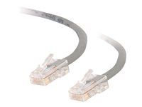 C2G Cat5e Non-Booted Unshielded (UTP) Network Crossover Patch Cable - Övergångskabel - RJ-45 (hane) till RJ-45 (hane) - 1 m - UTP - CAT 5e - tvinnad, enhetsstart - grå 83281