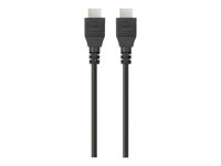 Belkin High Speed HDMI Cable - HDMI-kabel - HDMI hane till HDMI hane - 1 m - svart HDMI0018G-1M