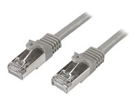StarTech.com 3m CAT6 Ethernet Cable, 10 Gigabit Shielded Snagless RJ45 100W PoE Patch Cord, CAT 6 10GbE SFTP Network Cable w/Strain Relief, Grey, Wiring is UL Certified/TIA - Category 6 - 26AWG (N6SPAT3MGR) - Patch-kabel - RJ-45 (hane) till RJ-45 (hane) - 3 m - SFTP - CAT 6 - formpressad, hakfri - grå N6SPAT3MGR