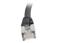 C2G Cat5e Booted Shielded (STP) Network Patch Cable - Patch-kabel - RJ-45 (hane) till RJ-45 (hane) - 2 m - STP - CAT 5e - formpressad - svart 83851