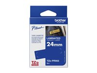 Brother TZe-PR955 - Vit utskrift på premium, glitter silver - Rulle ( 2,4 cm x 8 m) 1 kassett(er) bandlaminat - för Brother PT-H110, H200; P-Touch PT-D800, E110, H110, H200, P900; P-Touch Cube Pro PT-P910 TZEPR955