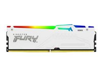 Kingston FURY Beast RGB - DDR5 - sats - 32 GB: 2 x 16 GB - DIMM 288-pin - 6000 MT/s / PC5-48000 - CL36 - 1.35 V - on-die ECC KF560C36BWEAK2-32