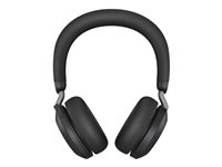 Jabra Evolve2 75 - Headset - på örat - Bluetooth - trådlös - aktiv brusradering - USB-C - ljudisolerande - svart - Optimerad för UC 27599-989-899