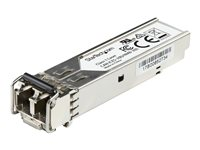 StarTech.com Dell EMC SFP-1G-SX Compatible SFP Module, 1000BASE-SX, 1GbE Multimode Fiber MMF Optic Transceiver, 1GE Gigabit Ethernet SFP, LC Connector, 550m, 850nm, DDM, Mini GBIC Module - Lifetime Warranty (SFP1GSXEMCST) - SFP-sändar/mottagarmodul (mini-GBIC) (likvärdigt med: Dell EMC SFP-1G-SX) - 1GbE - 1000Base-SX - LC multiläge - upp till 550 m - 850 nm SFP1GSXEMCST