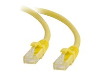 C2G Cat5e Booted Unshielded (UTP) Network Patch Cable - Patch-kabel - RJ-45 (hane) till RJ-45 (hane) - 10 m - UTP - CAT 5e - formpressad, hakfri, tvinnad - gul 83247