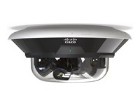 Cisco Meraki MV84X - Nätverksövervakningskamera - multisensor - kupol - utomhusbruk - färg (Dag&Natt) - 5 MP - 2560 x1920 - 1080p - varifokal - GbE - H.264 - DC 12 V / PoE ++ MV84X
