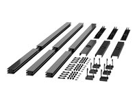 APC NetShelter - Rackfästen - svart - 1000 mm (paket om 3) NSAC2151