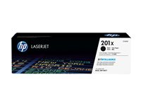 HP 201X - Lång livslängd - svart - original - LaserJet - tonerkassett (CF400X) - för Color LaserJet Pro M252dn, M252dw, M252n, MFP M277c6, MFP M277dw, MFP M277n CF400X