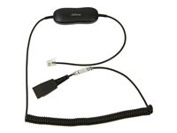 Jabra GN1216 - Headset-kabel - RJ-9 hane till Snabburkoppling hane - 2 m - för Avaya one-X Deskphone Edition 96XX; Jabra GN 2000, GN1900, GN2000; BIZ 2400 3in1, GN2000 88001-04