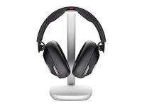 Poly Voyager Surround 85 - Voyager Surround 80 series - headset - fullstorlek - Bluetooth - trådlös - aktiv brusradering - USB-C via Bluetooth-adapter - svart - UC-certifierad 8G7T7AA