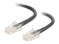 C2G Cat5e Non-Booted Unshielded (UTP) Network Crossover Patch Cable - Övergångskabel - RJ-45 (hane) till RJ-45 (hane) - 1 m - UTP - CAT 5e - tvinnad, enhetsstart - svart 83315