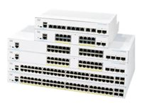 Cisco Business 350 Series 350-48T-4X - Switch - L3 - Administrerad - 48 x 10/100/1000 + 4 x 10 Gigabit SFP+ - rackmonterbar - återanvänd CBS350-48T-4XEU-RF