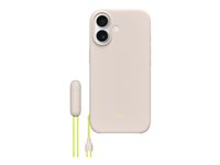 Beats - Baksidesskydd för mobiltelefon - med fällbart ställ - MagSafe-kompatibilitet - polykarbonat - lime stone - för iPhone 17 MGTL4LL/A
