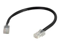 C2G Cat5e Non-Booted Unshielded (UTP) Network Patch Cable - Patch-kabel - RJ-45 (hane) till RJ-45 (hane) - 1 m - UTP - CAT 5e - tvinnad, enhetsstart - svart 83041