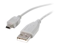 StarTech.com 6 ft Mini USB Cable - A to Mini B - USB to Micro b - 6ft USB to Micro Cable - 6ft Micro USB Cable (USB2HABM6) - USB-kabel - USB (hane) till mini-USB typ B (hane) - USB 2.0 - 1.8 m - för P/N: HDBOOST4K2, KITBXAVHDPNA, KITBXDOCKPNA, MOD4AVHDBT, SV565FXHD4KU, SV565HDIP USB2HABM6