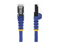StarTech.com 1m Blue CAT8 Ethernet Cable, Snagless, S/FTP, 25G/40G - Patch-kabel - RJ-45 (hane) till RJ-45 (hane) - 1 m - 5.6 mm - S/FTP - 50 mikron - CAT 5/5e/6/6a/8 - IEEE 802.3bt/IEEE 802.3ba - hakfri, halogenfri, passiv - blå NLBL-1M-CAT8-PATCH