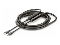 StarTech.com 3m (10ft) Active USB-C Cable, USB 3.2 Gen 2 10Gbps, Long USB Type-C Data Transfer Cable, 60W Power Delivery, 8K 60Hz, DP 1.4 Alt Mode w/HBR3/HDR10/MST/DSC 1.2/HDCP 2.2 - USB C to C cable (UCC-3M-10G-USB-CABLE) - USB-kabel - 24 pin USB-C (hane) till 24 pin USB-C (hane) - USB 3.0 / USB 3.1 / USB 3.2 Gen 2 - 3 m - aktiv, 8K60Hz stöd, USB Power Delivery (60W) - svart UCC-3M-10G-USB-CABLE