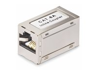 StarTech.com Shielded RJ45 Coupler, Inline Cat6a Coupler, F/F - Kopplingsdon för nätverk - RJ-45 (hona) till RJ-45 (hona) - skärmad - CAT 6a - passiv - silver IN-CAT6A-COUPLER-S1