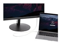 StarTech.com 3.3ft (1m) Thunderbolt 3 Cable, 20Gbps, 100W PD, 4K Video, Thunderbolt-Certified, Compatible w/ TB4/USB 3.2/DisplayPort - Thunderbolt-kabel - 24 pin USB-C (hane) till 24 pin USB-C (hane) - USB 3.1 Gen 2 / Thunderbolt 3 / DisplayPort 1.2 - 1 m - stöd för 4K - vit - för P/N: CDP2HDUACP, CDP2HDUACPW TBLT3MM1MW