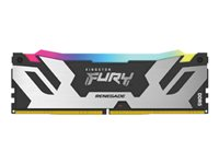 Kingston FURY Renegade RGB - DDR5 - modul - 16 GB - DIMM 288-pin - 6400 MT/s / PC5-51200 - CL32 - 1.1 V - ej buffrad - on-die ECC KF564C32RSA-16